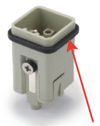 Уплотнитель для вставки-вилки H3A-D 9030000000136