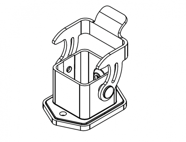 КОРПУС СОЕДИНИТЕЛЯ - БЛОЧНАЯ ЧАСТЬ H3A-BK-1LS 1100033251001