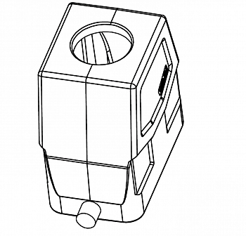 Корпус соединителя - кабельная часть W10B-TEH-2B-M40 1111104105008