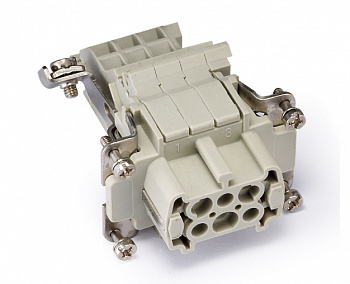 Вставка-розетка HE-006-F.AV.R 1220060210102