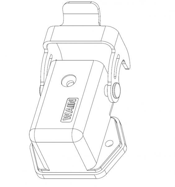 КОРПУС СОЕДИНИТЕЛЯ - БЛОЧНАЯ ЧАСТЬ H3A-BK-1LS-SE 1100039251001