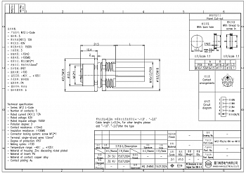 Цилиндрический соединитель-розетка M12-F04/1L-BK-M16-W1.5-1.5
