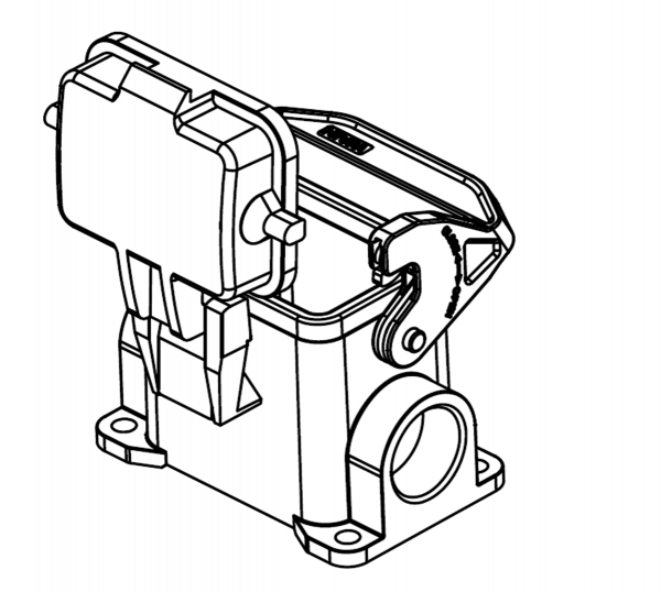 КОРПУС СОЕДИНИТЕЛЯ - БЛОЧНАЯ ЧАСТЬ H6B-SF-1LPSE-CV-M20 1110062288030