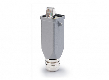 Вилка RJ45 в корпусе, кабельная часть H3A-TE/S-2B-M20-RJ45/M 1100034001192