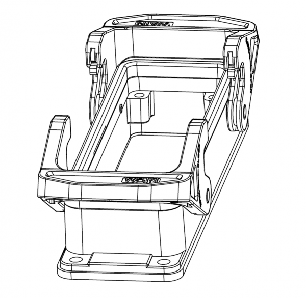КОРПУС СОЕДИНИТЕЛЯ - БЛОЧНАЯ ЧАСТЬ H24B-BK-2LPSE 1110243481001