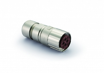 Цилиндрический соединитель-розетка M40-FC04/4-T-D21.5-SH 1700084202001