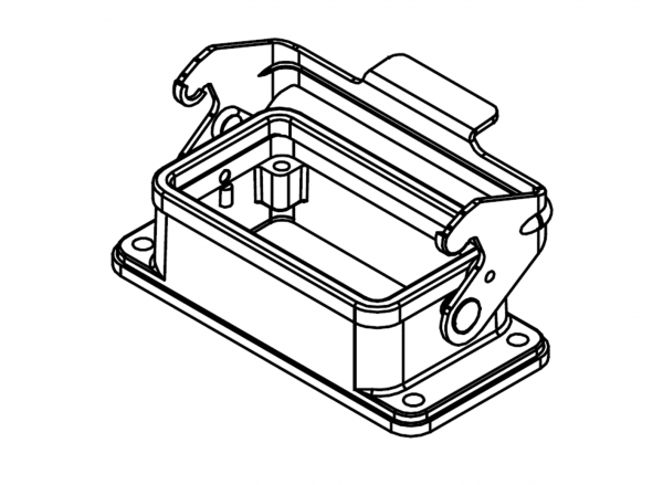 КОРПУС СОЕДИНИТЕЛЯ - БЛОЧНАЯ ЧАСТЬ H10B-BK-1LW 1110103241001