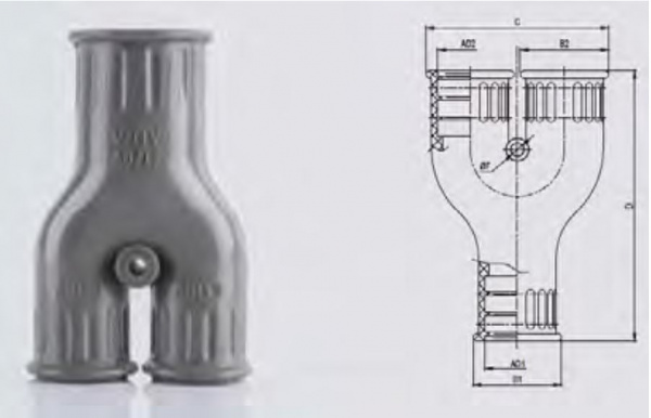 Фитинг-тройник Y-образный