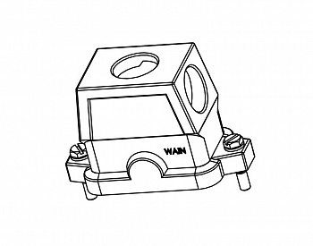 Корпус соединителя - кабельная часть HP10B-SEH/TEH-2S-PG21/PG21 