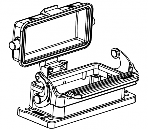КОРПУС СОЕДИНИТЕЛЯ - БЛОЧНАЯ ЧАСТЬ W16B-MBK-1LSC-MMCV 1121163218001