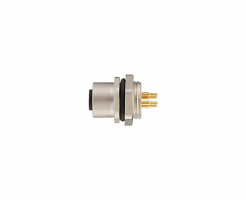 Цилиндрический соединитель-розетка M12-F04D-BK-PG9-D 1632043241001