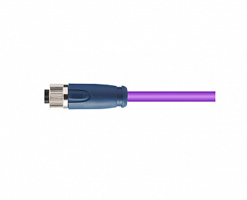 Цилиндрический соединитель-розетка с кабелем M12-F02B-T-1.5-PUR-DP 1630024024002