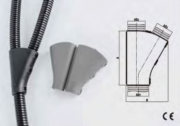 Разветвитель для гофрорукава