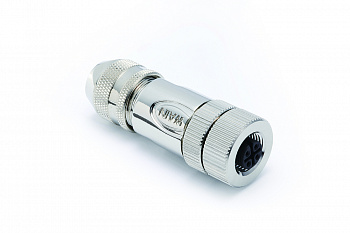 Цилиндрический соединитель-розетка M12-FST05A-T-D6-SH 1630054232001