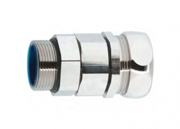 Фитинг прямой с вращающейся резьбой для металлорукава экранированного