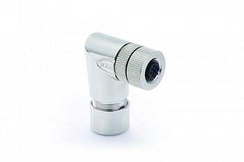 Цилиндрический соединитель-розетка M12-F05B-S-D8-SH 1630055212004