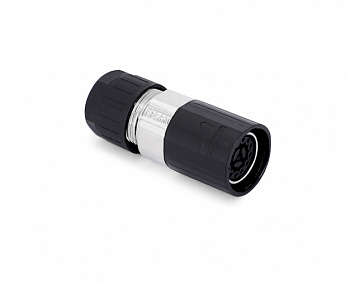 Цилиндрический соединитель-розетка  M15Q-FC012-T-D6.5-SH 1840124202502