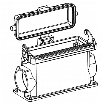 Корпус соединителя - блочная часть H24B-MSFH-1L/SC-MMCV-M32	1120242218003