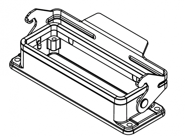 КОРПУС СОЕДИНИТЕЛЯ - БЛОЧНАЯ ЧАСТЬ H24B-BK-1LW 1110243241001