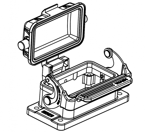 КОРПУС СОЕДИНИТЕЛЯ - БЛОЧНАЯ ЧАСТЬ W10B-MBK-1LSC-MMCV 1121103218001