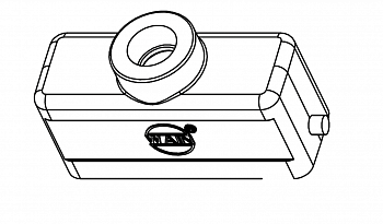 Корпус соединителя - кабельная часть H24B-MTE-2B-M32	1120244101004