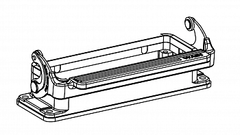 Корпус соединителя - блочная часть H24B-BK-1L/PSE 1110243281001