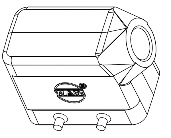 КОРПУС СОЕДИНИТЕЛЯ - КАБЕЛЬНАЯ ЧАСТЬ H10B-SE-4BS-M25 1110105351003