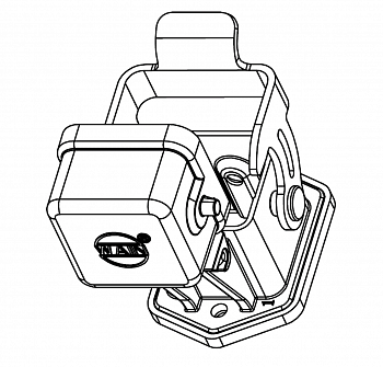 Корпус соединителя - блочная часть H3A-MBK-1L/S-MMCV/M 1120033651101